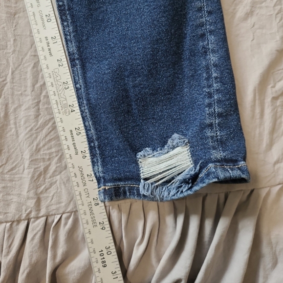 Kancan Estilo Juniors sz 5/26 NWOT frayed waist distressed hem boho beach coast - Picture 7 of 9